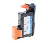 Elnwnnkc Cabezal de impresión Hp70, Light Magenta and Light Cyan | 70 impresiones para cabezal, color C9406A C9407A, compatible con impresión Hp70 para cabezal, Z2100 Z5200 Z5400