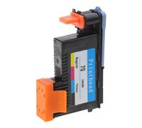 Elnwnnkc Cabezal de impresión Hp70, Yellow and Red | 70 impresiones para cabezal, color C9406A C9407A, compatible con impresión Hp70 para cabezal, Z2100 Z5200 Z5400