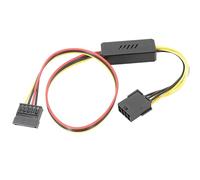 Elnwnnkc Cable adaptador de corriente de 8 pines hembra a disco duro con placa de reducción de voltaje para computadoras gamers, regulador de voltaje integrado para una fuente de alimentación estable