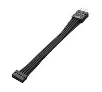 Elnwnnkc Cable adaptador de placa base USB a marco ordinario, cable de conversión USB de 9 pines macho a 11 pines hembra conversión hembra