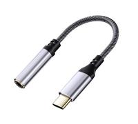 Elnwnnkc Cable Convertidor De Adaptadores Estéreo Tipo C con Contactos Oro Puerto 3.5 Mm para Auriculares Altavoces con Conexión Sin Problemas Cable Adaptadores Estéreo Oro