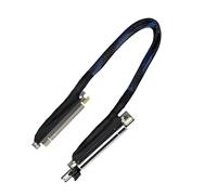 Elnwnnkc Cable de extensión de GPU compatible con PCIe 5.0 de 270 grados, enrutamiento en ángulo recto, trenzado blindado, adaptador de ancho de banda bidireccional, cable de extensión trenzado de GPU