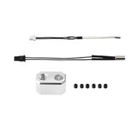 Elnwnnkc Cartucho Calefactor y termómetro de 24V y 40W, Bloque Calefactor, Kit de Varilla de Calor para Impresora 3D, extrusora, línea de termómetro