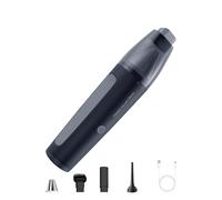 Elnwnnkc Coche portátil con succión de tormentas de 13000 Pa, diseño ligero inalámbrico que llega a esquinas ocultas, colector de coche inalámbrico