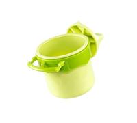 Elnwnnkc Comedero para pájaros Simple con Soporte para Percha para, Canarios, periquitos y cacatúas, Cuenco para Comida y Agua fácil de Limpiar, Accesorios para alimentación de pájaros y Mascotas