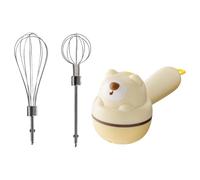 Elnwnnkc Compacts - Batidor de huevos inalámbrico de mano, batidor eléctrico de 3 velocidades, herramienta de cocina duradera para el hogar