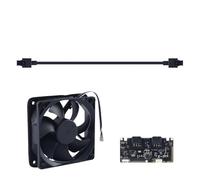 Elnwnnkc Conjunto de Ventilador Activo de Rendimiento para la Impresora 3D P2S Mejora Control Conjunto de Ventilador de Escape