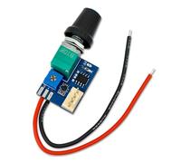 Elnwnnkc Controladores de Ventilador PWM de un Canal Voltajes de 12 V Carcasa ABS Compatibilidad de 4 Pines Accesorio de computadora Módulo de Ventilador Pwms Ajustable