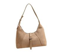 Elnwnnkc Crescents Shoulder Bag for Women Trendy Toted Purse Hobos Handbags Clutches Crossbody Bag Faux Suedes Underarm Bags Toted Handbag for Work and Travel