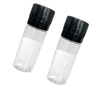 Elnwnnkc De 2 botellas de condimentos PET de 100 ml, cada una cuenta con sello a prueba y fácil agarre, botella de condimento de mano impermeable