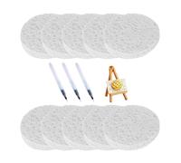 Elnwnnkc De Pintura Arte Mágico Puff con 10 Espuma Reutilizable 3 Bolígrafos Pintura Creativa Dibujo Juguete Artesanal para Niños Familiares Juego Dibujo Textura