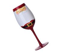 Elnwnnkc de vino única con temática navideña para cenas y fiestas navideñas para beber decorativa para champán Accesorios para vino de temporada