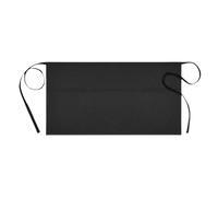 Elnwnnkc Delantal ajustable en la cintura profesional Construcción de poliéster negro Resistente a derrames Diseño práctico de bolsillo para herramientas Delantal de cocina de poliéster negro clásico