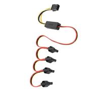 Elnwnnkc Discos duros de 8 pines a 4 pines, adaptador de Cable de alimentación para tarjeta gráfica, Cable de conversión de 12V a 5V, suministro de disco GPU a disco