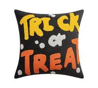 Elnwnnkc Funda de Almohada de Halloween, Lavable a máquina, Obra de Arte Bordada para sofá Cama, Estilo de Oficina, Funda Decorativa para cojín de Halloween