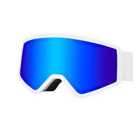 Elnwnnkc Gafas de esquí de doble capa, resistentes a la niebla, cómodas de llevar para niños y niñas, deportes de invierno, esquí, snowboard, ciclismo, nieve