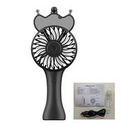 Elnwnnkc Humidificador portátil con pulverizador de agua, ventilador eléctrico recargable por USB, ventilador de mano para exteriores, para mujeres, plegable, pequeño, funciona con pilas, bodas