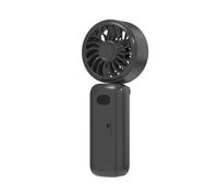 Elnwnnkc Innovador ventilador plegable con sombrilla con carga USB Velocidad ajustable Motor silencioso Textura ABS Ideal para playa y camping Ventilador eléctrico permanente para ABS
