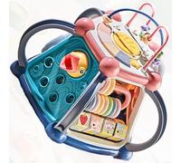 Elnwnnkc Juguete De Bloques Rompecabezas Multisensorial para Reconocimiento Auditivo Colores Y Construcción Habilidades Motoras Finas Juguete Aprendizaje para Niños