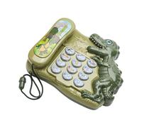 Elnwnnkc Juguete Educativo con Temática De Dinosaurios con Función Narración Cuentos Juego rol Interactivo Teléfono para Desarrollo Cognitivo A Partir 3 Años Narrador Educativo para Niños