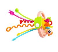 Elnwnnkc Juguete Educativo De Agarre para Bebés Estimula Desarrollo Visual con Colores Brillantes Y Un Diseño Fácil Transportar Juguete Interactivo para Tirar La Cuerda Entre E Hijos