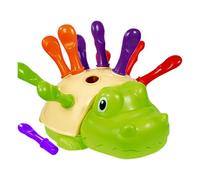 Elnwnnkc Juguete Educativo De Clasificación Tapones Dinosaurios Juego Apilamiento Seguro para Niños para Aprendizaje Sensorial Preescolar Desarrollo Motor Juguete Taponamiento