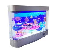 Elnwnnkc Lámpara de acuario realista de simulación de peces, luz LED decorativa para el hogar, dormitorio, escritorio, decoración USB