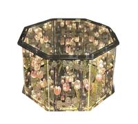 Elnwnnkc Lámpara de noche con gafas de cubo individualizadas, conjunto de lámpara con gafas de flores hechas a mano, luz de noche de dormitorio, artesanía única, regalo, flor acrílica