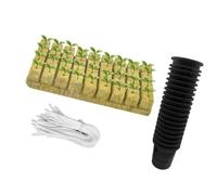 Elnwnnkc Losas para Plantas de Lana de Roca con Mejor retención de Agua y Permeabilidad Aire para un Juego de brotes de Piedra de raíz Saludable
