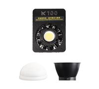 Elnwnnkc Luz De Fotografía Aire Libre 100W Temperatura Color Triple Mano Compacta para Retratos Sesión Productos Transmisión En Luz Fotografía LED