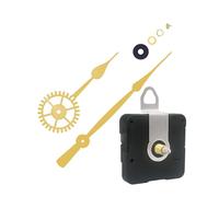 Elnwnnkc Manecillas De Reloj Metal Y Motor para Mecanismo Pared Silencioso Accesorios Reparación Motor ABS