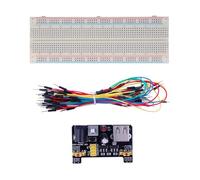 Elnwnnkc MB102 MB102 Breadboard 400 830 Point Solderless PCB Bread Board Test Develop For Laboratory Educational Electronics Kit