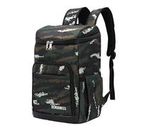 Elnwnnkc Mochila térmica para 12 latas, impermeable, aislada, para viajes, camping, senderismo, bolsa impermeable