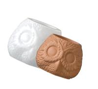 Elnwnnkc Molde de Silicona con diseños creativos de búho, con y Base para epoxi y fabricación de Pasteles, decoración del hogar nórdico