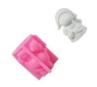 Elnwnnkc Molde de Silicona Reutilizable para Escultura de Dibujos Animados, proyectos de Arte de Temperatura, elaboración de moldes de Silicona para Resina, fácil desmoldar, decoración del hogar,