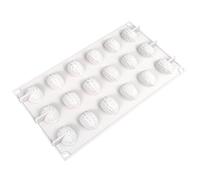 Elnwnnkc Molde flexible de silicona para hornear nueces con 18 cavidades, para postres y fiestas caseros, suministros para hacer magdalenas, accesorios para hornear