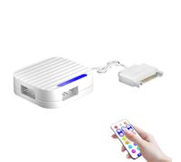Elnwnnkc Mount Miniture ARGB Controller Satas Fuente de alimentación 5V 3 pines Argb Hub de control de iluminación para sistemas Hubs Satas Controller con modo de iluminación integrado