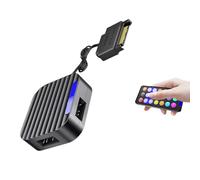 Elnwnnkc Mount Miniture ARGB Controller Satas Fuente de alimentación 5V 3 pines Argb Hub de control de iluminación para sistemas Hubs Satas Controller con modo de iluminación integrado