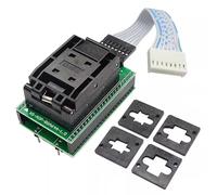 Elnwnnkc Multifunctional Chip Programmer Test Socket BGA64P-1.0 BGA64 PC48 Programmer Adapter Wire Burning Socket Board Educational Electronics Adapter