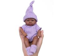 Elnwnnkc Muñecas De Bebé En Miniatura Vinilo Suave 7 Pulgadas Juguete Realista Fácil Transportar para Juego Crianza Reconfortante Diario Life Like