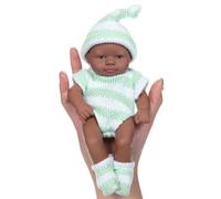 Elnwnnkc Muñecas De Bebé En Miniatura Vinilo Suave 7 Pulgadas Juguete Realista Fácil Transportar para Juego Crianza Reconfortante Diario Life Like