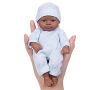 Elnwnnkc Muñecas De Bebé En Miniatura Vinilo Suave 7 Pulgadas Juguete Realista Fácil Transportar para Juego Crianza Reconfortante Diario Life Like