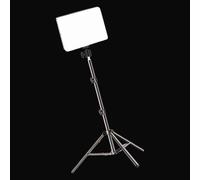 Elnwnnkc Panel de luz LED para fotografía, trípodes, soporte RGB para transmisión en vivo