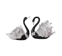 Elnwnnkc Par de esculturas decorativas con símbolo de amor para parejas que expresan devoción y mejoran la estética de la habitación, decoración de parejas de animales