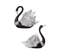 Elnwnnkc Par de esculturas decorativas con símbolo de amor para parejas que expresan devoción y mejoran la estética de la habitación, decoración de parejas de animales