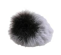 Elnwnnkc Parabrisas de micrófono Peludo para blogs de vídeo Aire, Cubierta Peluda para ZV1F ZVE10 ZVE1, Cubierta de micrófono Mejorada para cámaras