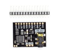 Elnwnnkc PCM5102A Módulo Decodificador De Sonido Digital Estéreo PCM5102A Módulo Voz Placa Reproductor 3 5 Mm Convertidores Analógicos Herramienta Ingeniería Electrónica