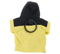 Elnwnnkc Pequeño llavero de plumón portátil con colgante de cadena a la moda, elegante