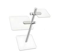 Elnwnnkc Plataforma de presentación acrílica portátil diseñada para configuraciones Sencillas en Estudios y aulas Soporte Transparente para planificador