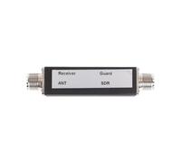 Elnwnnkc Protector de Receptor para Uso Frontal en configuraciones de recepción de comunicaciones, Protector de Receptor en línea con Conectores UHF y Cuerpo de Carcasa de Aluminio